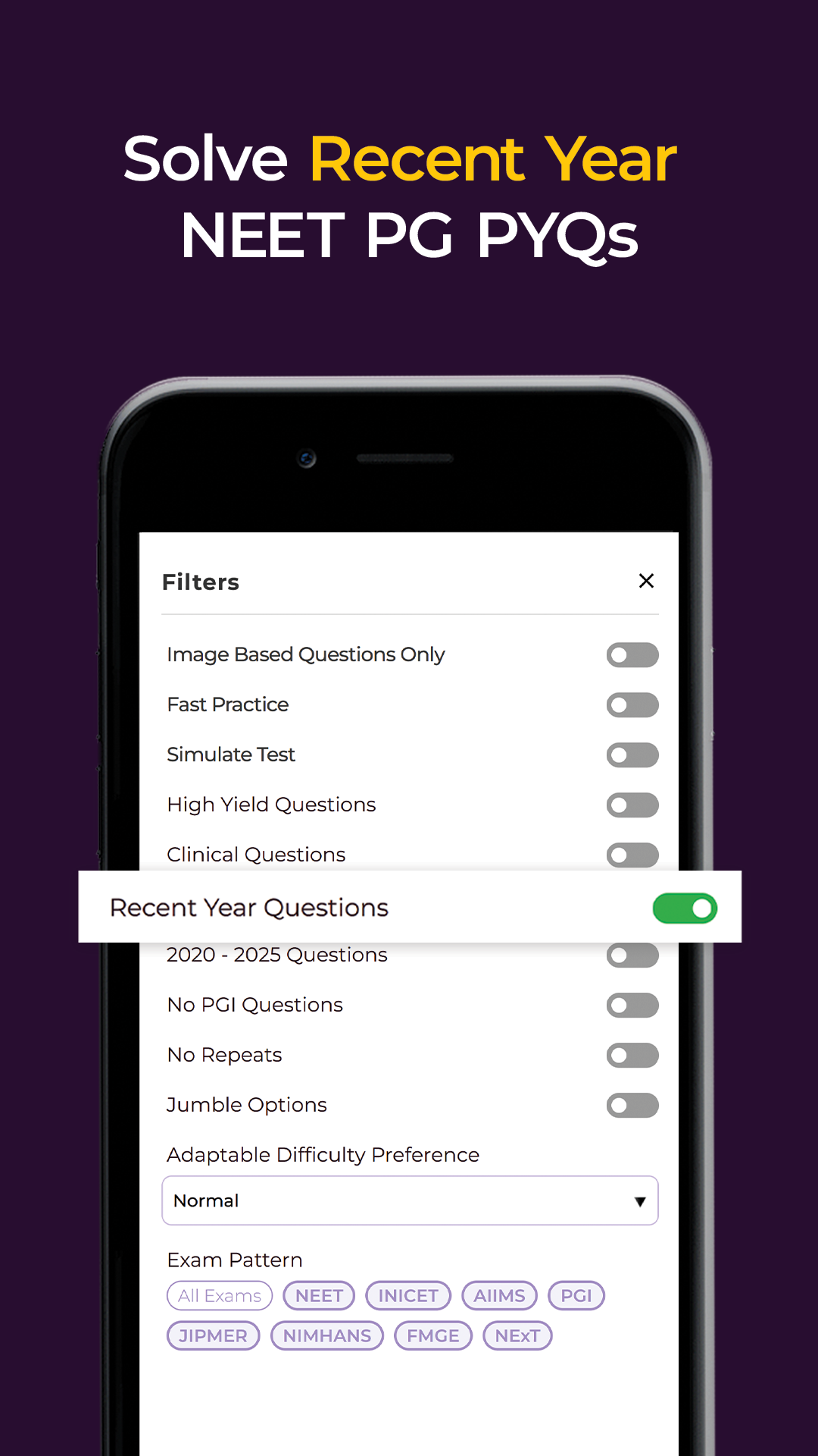 Solve Recent Year NEET PG PYQs 1.png
